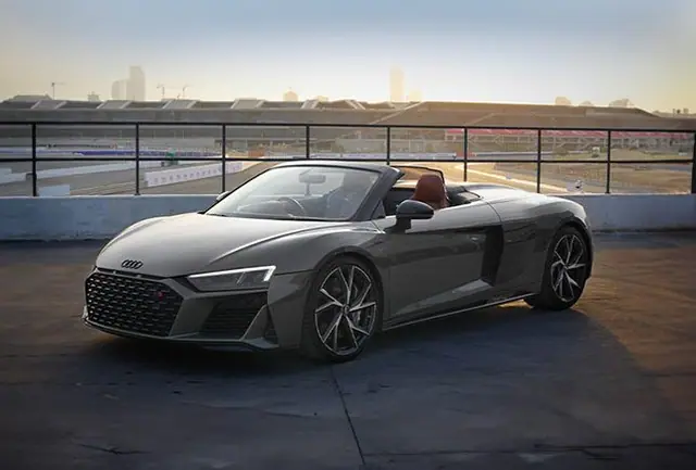 Audi R8 V10 Spyder Grau