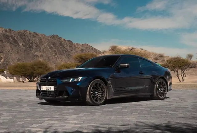 BMW M4 Competition Tanzanite Blau