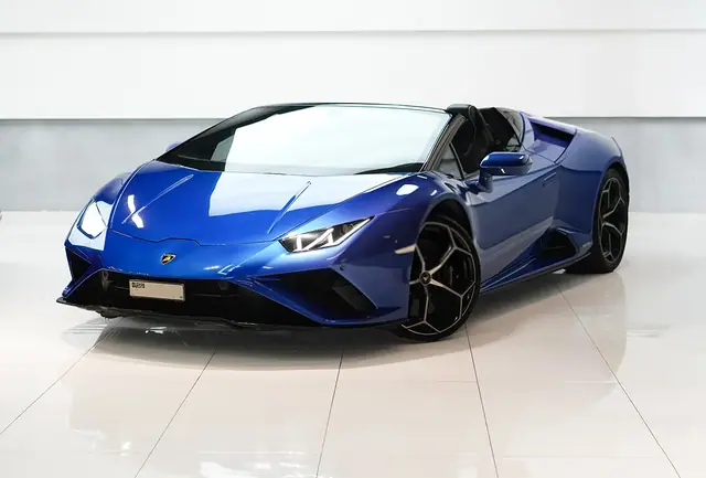 Lamborghini Huracán EVO Spyder Blau – Bild 1