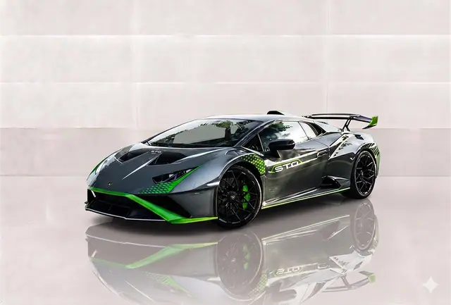 Lamborghini Huracán STO Grün/Grau